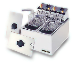 Bếp chiên nhúng điện đôi Berjaya DF23D