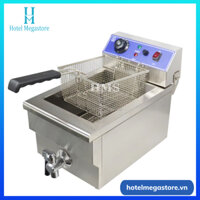 Bếp chiên nhúng điện đơn 1 tank 10L có van xả dầu EF-101V