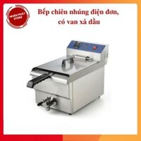 BẾP CHIÊN NHÚNG ĐIỆN ĐƠN CÓ VAN XẢ DẦU EF-101V, DUNG TÍCH 10L