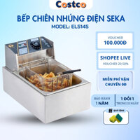 Bếp chiên nhúng điện SEKA Sunny 6L, 12L inox chiên ngập dầu đồ ăn vặt nhanh chóng