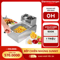 Bếp chiên nhúng điện Seka Sunny 6L, 12L inox cao cấp, bếp chiên ngập dầu bảo hành 12 tháng