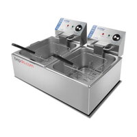 Bếp chiên nhúng đôi 12L Yili HM82