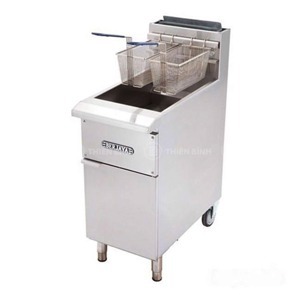 Bếp chiên nhúng đôi dùng gas có chân đứng GDFE2BFS-17