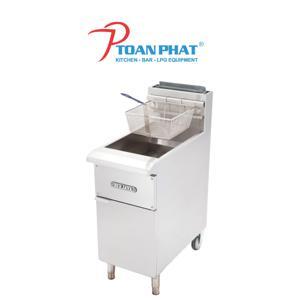 Bếp chiên nhúng dùng gas có chân đứng Berjaya GDFE1BFS-17
