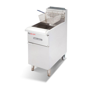 Bếp chiên nhúng dùng gas có chân đứng Berjaya GDFE1BFS-17