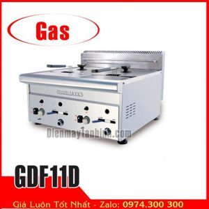 Bếp chiên nhúng gas đôi Berjaya GDF-11D