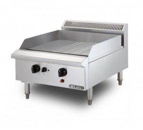Bếp chiên nửa phẳng nửa nhám dùng gas Berjaya GG2BHR-17