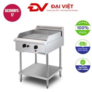 Bếp chiên rán phẳng nửa vân dùng gas GG2BHRFS-17