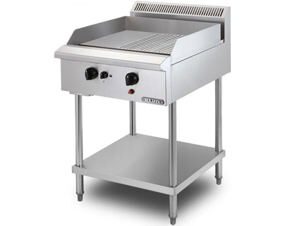 Bếp chiên rán phẳng nửa vân dùng gas GG2BHRFS-17