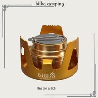 Bếp cồn mini du lịch gấp gọn dã ngoại cắm trại dùng đun nước pha trà cà phê BB4417 - Billbacamping