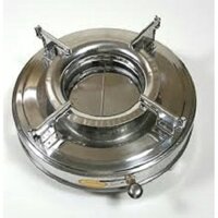 Bếp cồn mini du lịch MÀU BẠC bằng inox 304 cao cấp