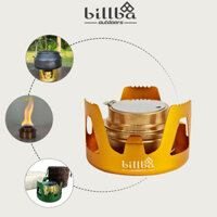 Bếp cồn mini gấp gọn dã ngoại du lịch - Bếp cắm trại nhỏ gọn kèm túi đựng- Billba outdoors
