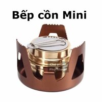 Bếp Cồn Mini Gấp Gọn Mang Đi Du Lịch, Cắm Trại Dã Ngoại Tiện Lợi Đi Camping