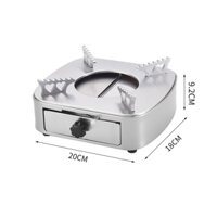 Bếp cồn mini hình vuông inox 304 siêu cao cấp sang trọng