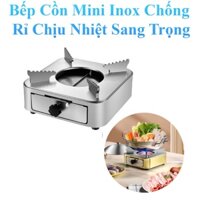 Bếp Cồn Mini Inox Chống Rỉ Chịu Nhiệt Sang Trọng Cho Nhà Hàng