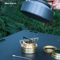 Bếp Cồn Mini nhỏ gọn mang đi du lịch, phượt, cắm trại, dã ngoại Bếp nướng quân đội gấp gọn ngoài trời tiện lợi