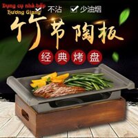 Bếp Cồn Nướng Tại Bàn Khay Nướng Chống Dính Phong Cách Nhật GDNB-5