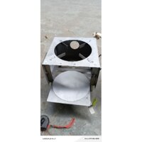 Bếp củi chống đen nồi, đa chức năng nấu ăn, nấu lẩu và nướng bếp vuông không khói