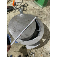 Bếp củi không khói loại  size đại đường kính 50 cm loại có ống khói