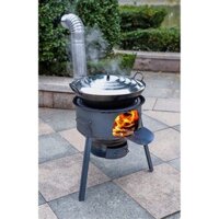 Bếp Củi Thông Minh - Bếp củi không khói Hàng Chất lượng cao kèm phụ kiện