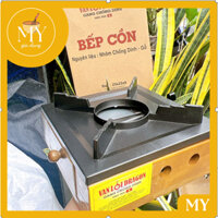 Bếp đế gỗ Vạn Lợi - Bếp cồn mini, dã ngoại size lón - size nhỏ