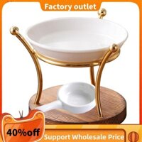 Bếp Đèn Tinh Dầu Đốt Gốm Sứ Khuếch Tán Sắt Trang Trí Lò Giá Đỡ Văn Phòng Sáp Tan Lò Sưởi Dễ Dàng Lắp Đặt