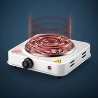 Bếp điện mini đa năng đun nước pha cà phê, pha trà, hơ lá trầu, bếp dùng cho sinh viên, nhà đình ít người, công suất 1000w - Hàng Chính Hãng - Đế xoắn
