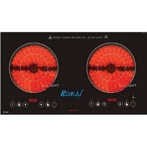Bếp hồng ngoại âm 2 vùng nấu Romal RE24C