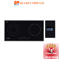 Bếp điện từ âm Malloca 1 từ 1 điện MH 02IR SB , bếp âm kết hợp từ hồng ngoại, 9 mức công suất, nấu nhanh booster