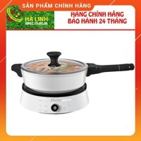 BẾP ĐIỆN TỪ CẢM ỨNG SUNHOUSE MAMA SHD6875, Màn hình LED, Công suất 2100W, Tặng kèm nồi lẩu đáy từ chống dính