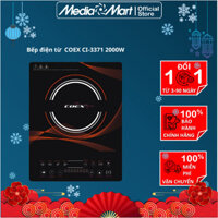 Bếp điện từ COEX CI-3371 2000W ( tặng kèm nồi lầu)