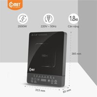Bếp điện từ Comet CM5415 - HÀNG CHÍNH HÃNG CÓ HỎA TỐC (QUẬN TÂN PHÚ)
