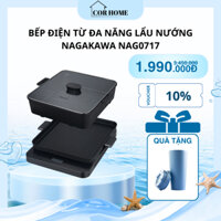 Bếp điện từ đa năng Nagakawa NAG0717 - Lẩu nướng tiện dụng, bảo hành chính hãng