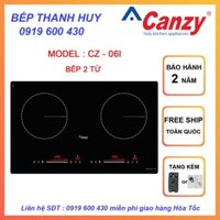 Bếp điện từ đôi CANZY CZ - 06 | Bếp điện từ đôi chính hãng giá rẻ, inverter tiết kiệm điện