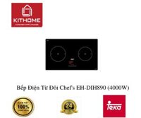 Bếp Điện Từ Đôi Chefs EH-DIH890 4000W - Hàng chính hãng