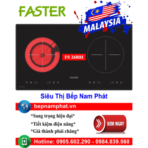 Bếp điện từ đôi Faster FS-268HI