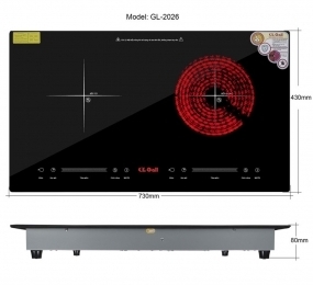 Bếp điện từ đôi Gali GL-2026