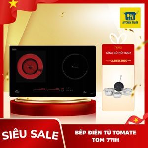 Bếp điện từ đôi Tomate TOM-077IH