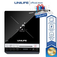Bếp điện từ đơn cảm ứng UNILIFE, bếp từ mặt kính UL168 chịu nhiệt 2100W tiết kiệm điện năng