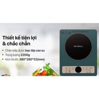 Bếp điện từ đơn cảm ứng Hotwell SI22H2, công suất 2200w, mặt kính mặt kính Hegon 4D cao cấp.