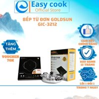 Bếp điện từ đơn Goldsun GIC3212-D, tặng kèm nồi nấu lẩu cao cấp bảo hành 12 tháng, lỗi 1 đổi 1 trong 7 ngày...