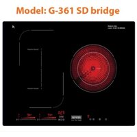 Bếp điện từ GIOVANI G 361 SD bridge