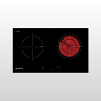 Bếp Điện Từ Malloca MH-7311 IR, Bếp kính âm 1 điện, 1 từ  Mặt kính Vitro Ceramic