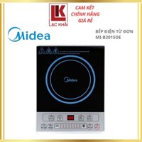 Bếp điện từ Midea MI-B2015DE , Công suất 2000W, Mặt kính Caremic, Hẹn giờ , nút nhấn điện tử - Hàng chính hãng