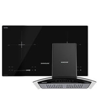 Bếp điện từ và máy hút mùi Sunhouse SHB-CB.QD02-BH