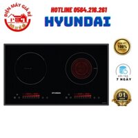 Bếp Đôi: Bếp Từ- Bếp Hồng Ngoại Hyundai HDE 1201.H Bảo hành 12 tháng.