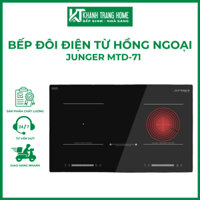 Bếp đôi điện từ hồng ngoại JUNGER MTD-71 công nghệ Inverter siêu tiết kiệm điện - Khánh Trang Home