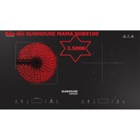 Bếp đôi điện từ hồng ngoại SUNHOUSE Mama SHB9100
