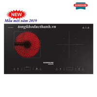 Bếp đôi điện từ hồng ngoại SUNHOUSE MAMA SHB9100