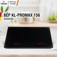 Bếp đôi điện từ Kieler KL-PROMAX 156 mặt kính Schott Ceran, Bếp điện từ có chế độ nấu lẩu, cảm ứng chống tràn 5500W
